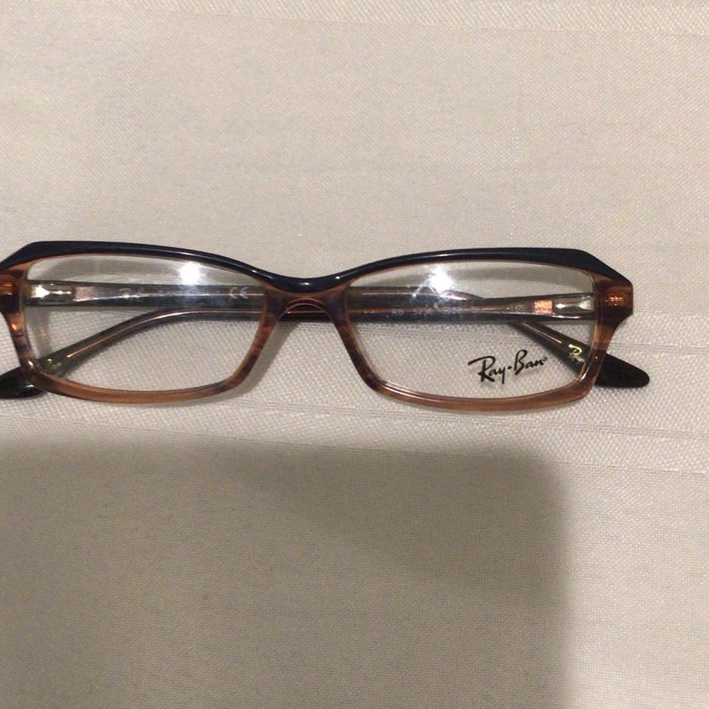 Ray-Ban Black and Brown Eyeglasses frames